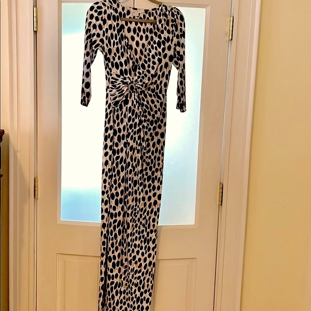 Free Shipping  Boston Proper maxi length Cheetah print dress.